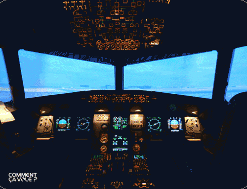 Un avion de A à Z – 2ème partie – Cockpit d’un avion de ligne